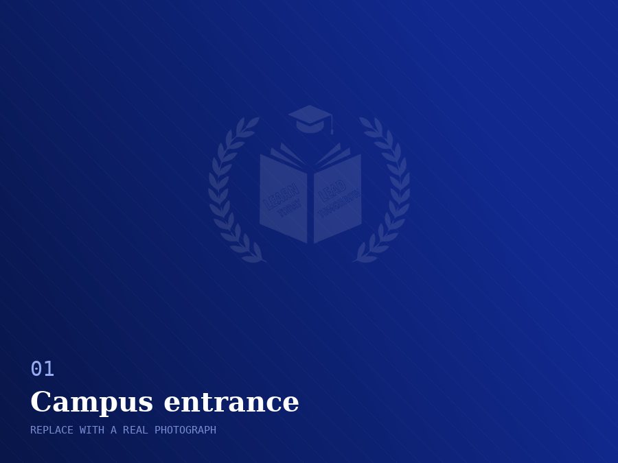 Campus entrance